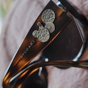 Bulgari Sunglasses - Tortoise Shell Frames with designs on both (out)sides